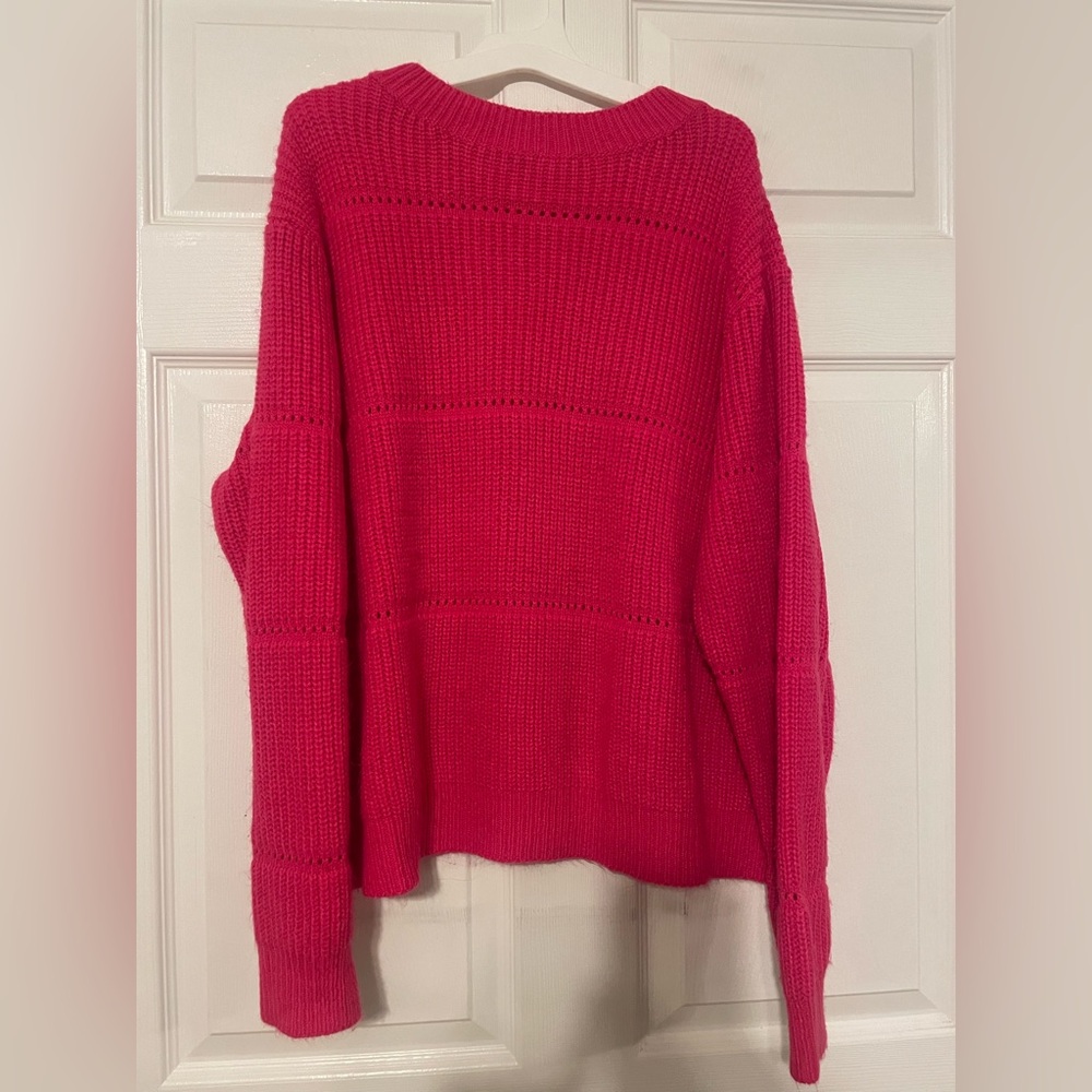 Hot Pink Knit Sweater